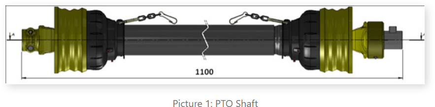 Flail Mower PTO Shaft