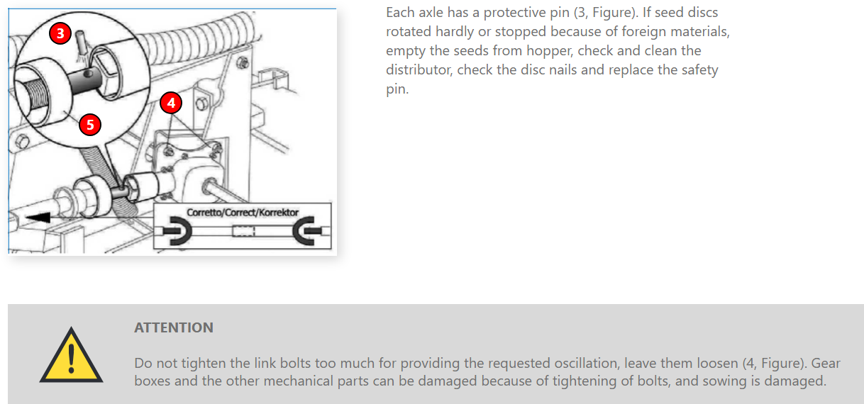 Pneumatic Planter Connection Axle Of Sowing Machine