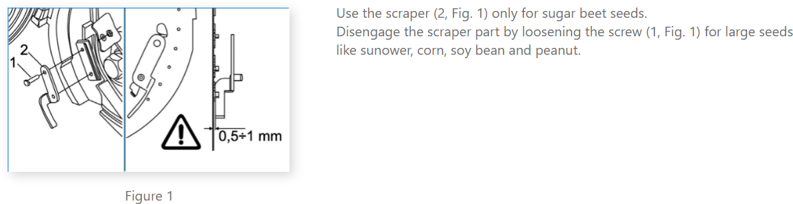 Pneumatic Planter Scraper Of Sugar Beet Seed